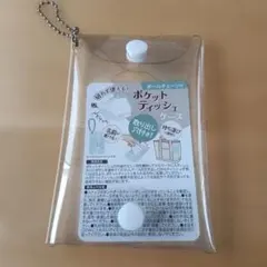 ポケットティッシュケース 取り出し口付き