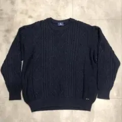 希少80s90s セントジェームス　ケーブルニットのサムネイル