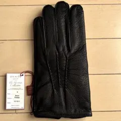 9483DENTSデンツ最高級本革手袋定価58,300円ネイビー鹿革ディアスキン