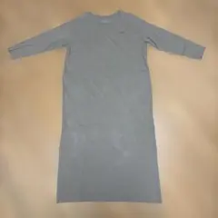 THE NORTH FACE グレー 長袖 ロングワンピース