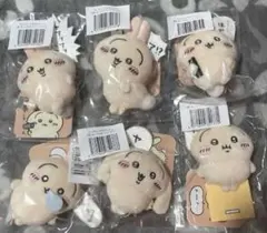 ちいかわ うさぎだらけくじ E賞 ぬいぐるみバッジ6種類コンプ 新品.未開封