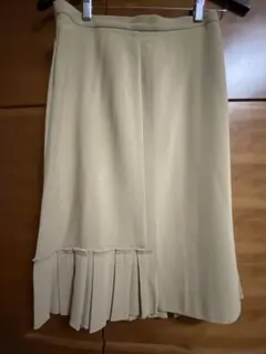 VALENTINO ROMA 裾プリーツ タイトスカート 美品のサムネイル
