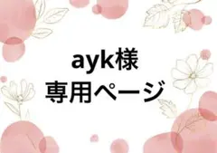 ayk様専用ページ