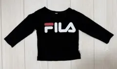 美品‼︎FILA 黒 長袖 Tシャツ 90サイズ