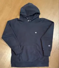 【貴重サイズ】Champion パーカー C3-L108 スウェット 黒 XL