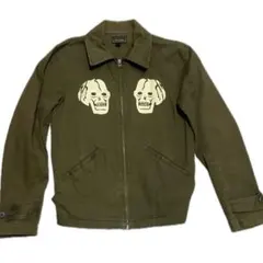 Hollister skull print jacket スーベニア