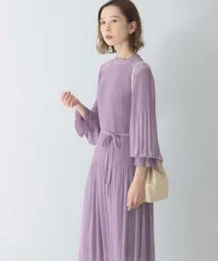 URBAN RESEARCH ROSSO ランダムプリーツワンピース