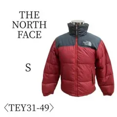THE NORTH FACE ザノースフェイス 赤 長袖 ダウンジャケット S