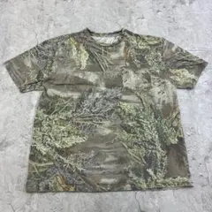 ®*️様 リアルツリー カモ Tシャツ XL ブラウン 総柄 00s 古着のサムネイル