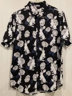 美品♪tricot COMME des GARÇONS 総柄 キュプラシャツ M - メルカリ