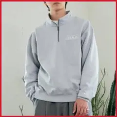 【新品】Lサイズ メンズ 1/4ジップ トップス ハーフジップ
