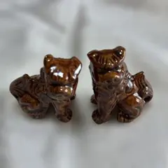 陶器製 置物　⭐️沖縄⭐️シーサー　ペア⭐️ミニサイズ