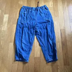 HMAHA デニムパンツ ウエストゴム ブルーのサムネイル
