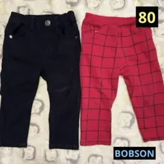 80サイズ　ズボン２枚セットのサムネイル