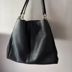 COACH レザー スエード コンビ ショルダーバッグのサムネイル