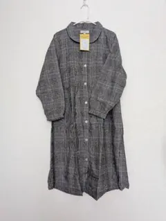 マタニティパジャマ L グレー系チェック