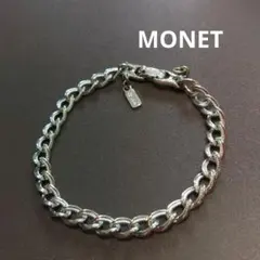 Monet 실버 컬러 체인 팔찌