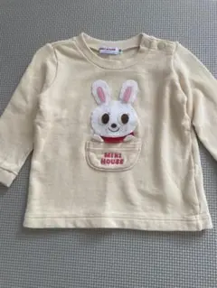 ミキハウス♡トレーナー♡編みワッペンうさこちゃん80㎝