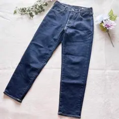 オカヤマデニム ꕤ ストレッチデニムパンツ ブルー 綿混 カジュアル w61