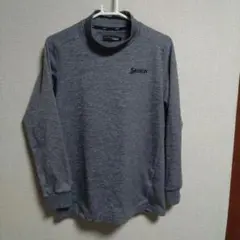 Srixon グレー 長袖シャツ　人気ブランド商品落ち着きのグレー