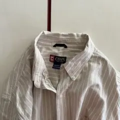 Chaps ストライプ柄 長袖シャツ ベージュのサムネイル