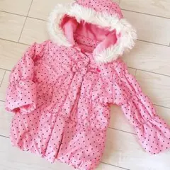 ミキハウス Hot Biscuits ダウンジャケット フード アウター コート