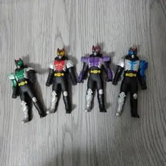 仮面ライダーキバ ソフビ ミニフィギュア 4種セット