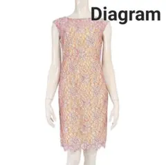 diagram ワンピース ダイアグラム 膝丈