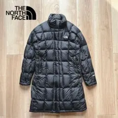 k179 ノースフェイス　ロングダウンコート　ブラック　S 綺麗め　スッキリ　黒