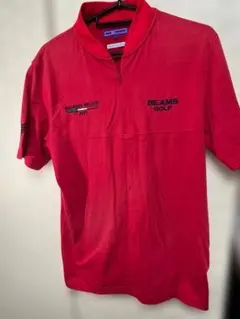 BEAMS GOLF ビームスゴルフ 英字プリント サーマル生地 ストレッチ