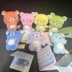 リラックマ 雨のち晴れのリラックマ なないろてのりぬいぐるみ　全7種セット