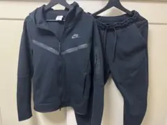 テックフリース　ブラック　セットアップ　ナイキ