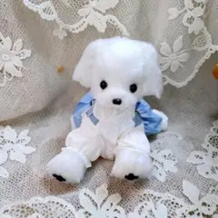 ハンドメイド ぬいぐるみ 犬 アートドール トイプードル全身可動