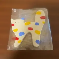 【新品未使用】　猫　ブローチ