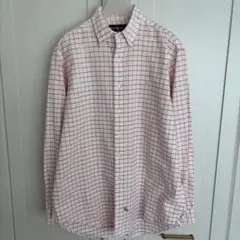 ラルフローレン チェック柄 長袖シャツ L コットン100%