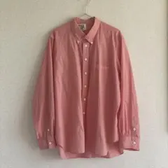 RICE NINE TEN チェック柄 ボタンダウンシャツ ビッグシルエット