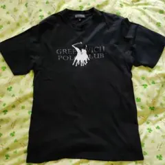 GREENWICH POLO CLUB ブラックTシャツ M
