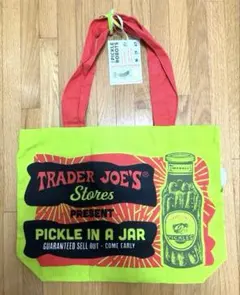 【タグ付】　Trader Joe's ピクルス　デザイン エコバッグ　トレジョ