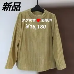 【値下げ】今季 新品 タグ付き ゆったり ニット トップス ★1.5万 最終価格
