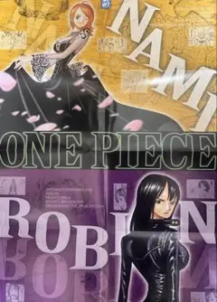 ワンピース　ポスター ナミ　ロビン　P.O.P