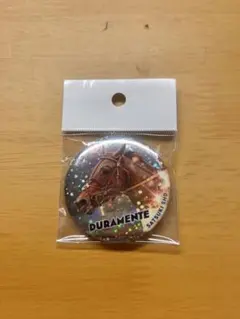 ドゥラメンテ　JRA70周年メモリアルヒーロー缶バッジ