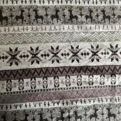slow boat スローボート　ジャガード生地　ノルディックスノー　ハギレ
