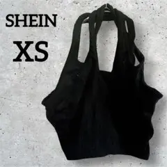 SHEIN 【XS】ブラックタンクトップ