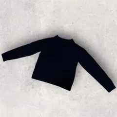 MHL, ネイビーニットII 毛100%