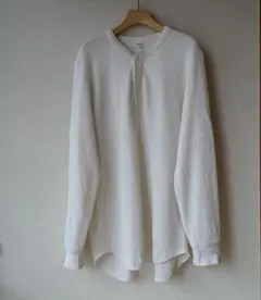 ワッフルヘンリーネックtシャツ ユニクロ