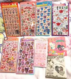 【正規品】スティッチベイマックスキティボンボンドロップシールセットP34