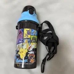 水筒　スケーター　ポケモン　プラスチック　ワンタッチ　子供　キッズ　黒　青