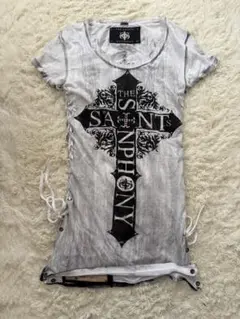 THE SAINTS SYMPHONY 半袖Tシャツ グレー Y2K