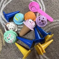 アイスクリーム ソフトクリーム スクイーズ 4点セット - メルカリ