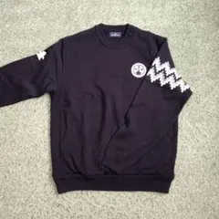 マンシングウェア 黒 ニットセーター　Lサイズ